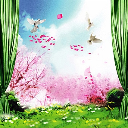 即納品M-B-1820  ドール用背景布（現品限り）　M(幅0.6ｍｘ長さ1.2ｍ)