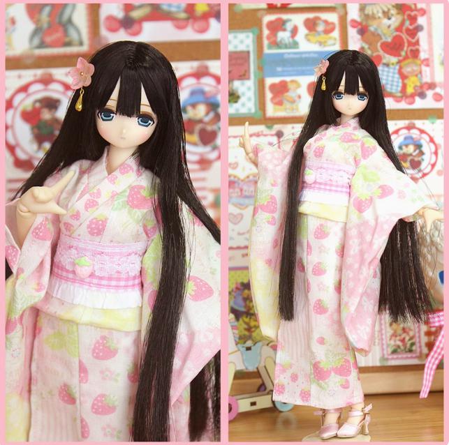 AF11112【MOMO】幼SD,momoko/ob27，azone（M）/ob24/25，azone（S）/ob23,azone（XS）/ob21/22,Blythe/licca用 浴衣