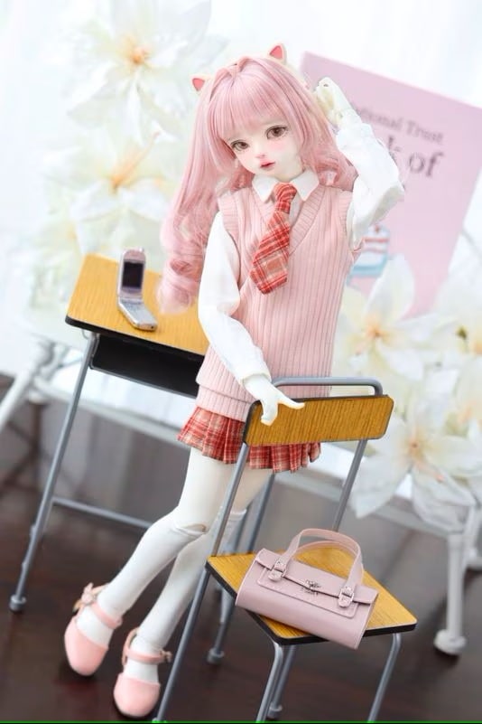 即納品AF11015【ils】1/4洋服4点セット（ズボンセット/MSD）