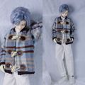 AF11091【xq】MSD,SD13,SD17用洋服4点セット|男の子カジュアル服|◆ドール洋服（種類別）