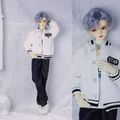 AF11095【xq】MSD,SD13,SD17用洋服4点セット|男の子カジュアル服|◆ドール洋服（種類別）