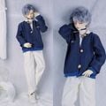 AF11096【xq】MSD,SD13,SD17用洋服4点セット|男の子カジュアル服|◆ドール洋服（種類別）
