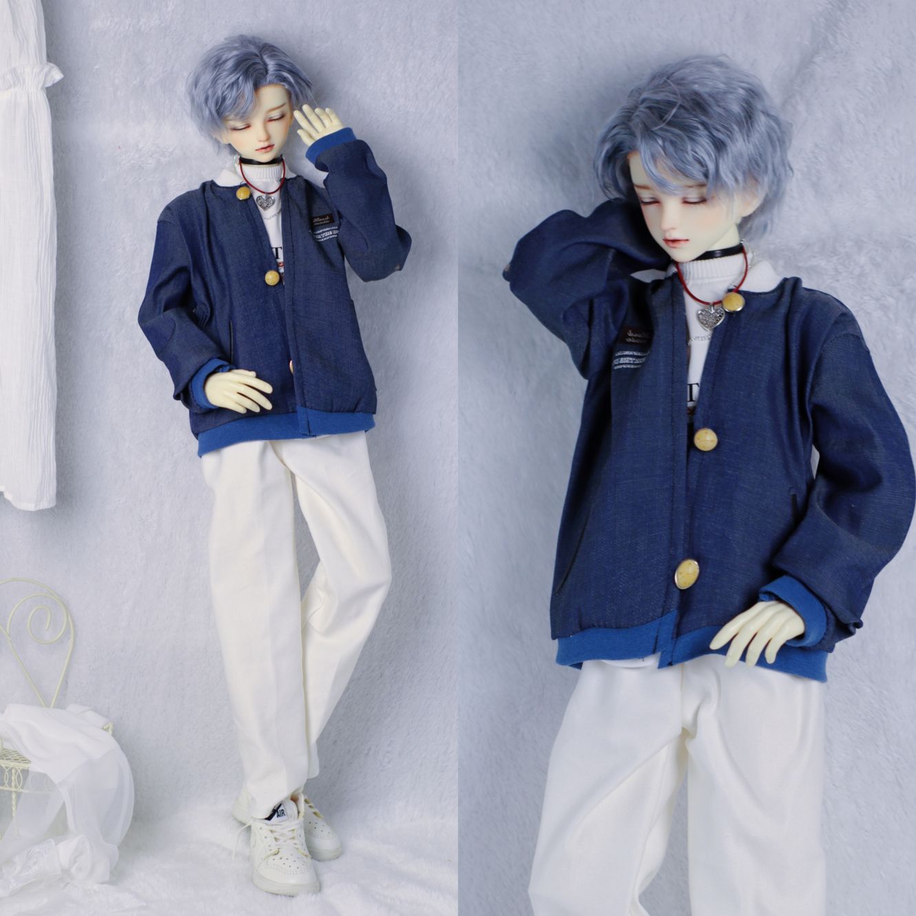 AF11096【xq】MSD,SD13,SD17用洋服4点セット