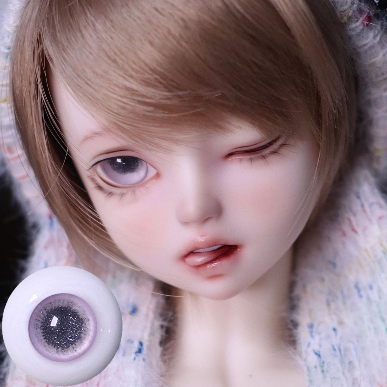 EYER623【xkm】ドール用グラスアイ12~18ｍｍ