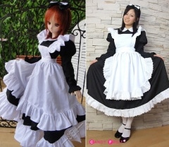 即納品AF0716【SEN】1/3メイド服4点セット（DD/DDDY）
