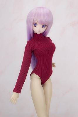 即納品AF8443【wy】1/3レオタードセーター（赤/DD/DDS(S/SS)）