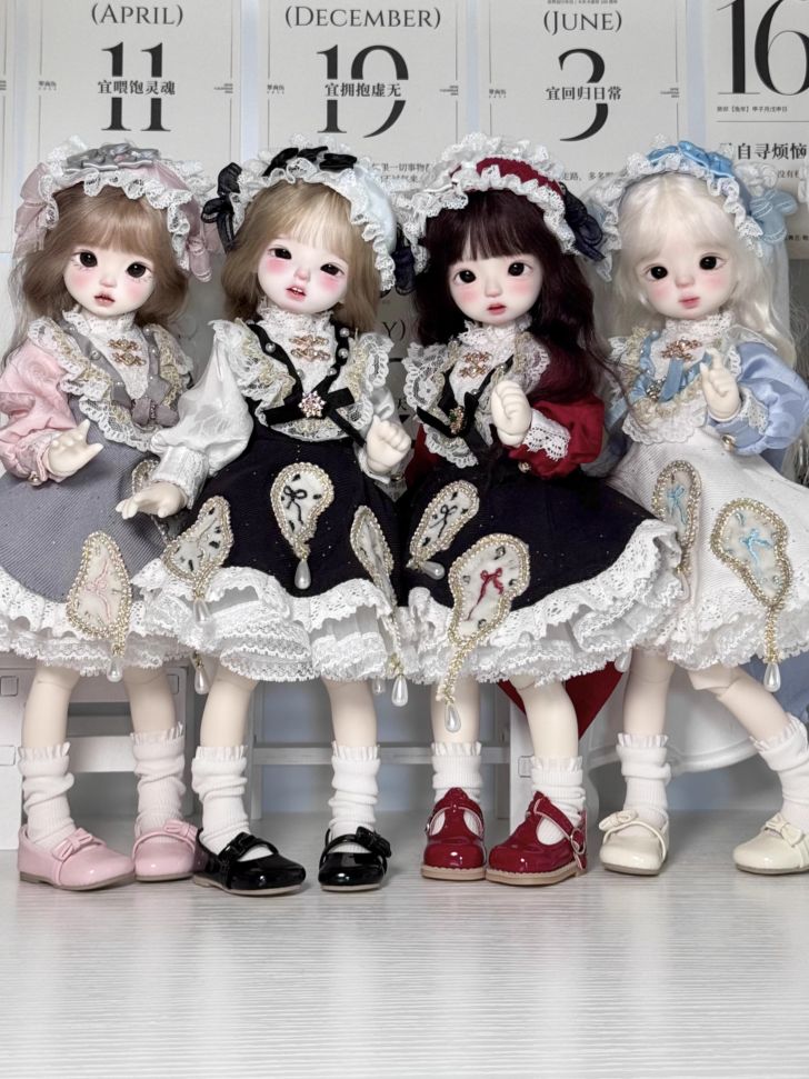 AF11177【afly】★幼SD用洋服5点セット（4色あり）