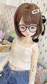 KM1794【yam】MSD、幼SD用キャミソール（3色あり）|ワンピ/シャツ/ブラウス/セーター|◆ドール洋服（種類別）