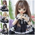 U-4605【KAKA】1/6,1/4,1/3ドール(頭囲15~23.5cm)用ウィッグ|（1/3女サイズ）SD/DD|◆ドールウィッグ