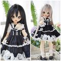 U-4604【KAKA】1/4,1/3ドール(頭囲17~23.5cm)用ウィッグ|（1/3女サイズ）SD/DD|◆ドールウィッグ