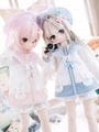 AF11194【ils】★MSD,MDD用洋服5点セット(2色あり)|制服/学生/児童/セーラー|◆ドール洋服（種類別）