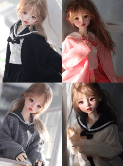 AF11196【KAKA】1/4ド－ル用カーディガン（4色あり）