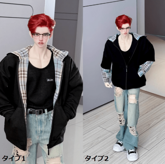 AF11205【KAKA】1/4,id75cmド－ル用コ－ト