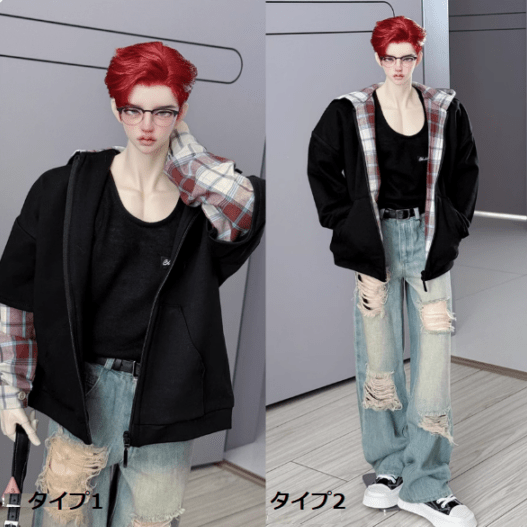 AF11206【KAKA】1/4,id75cmド－ル用コ－ト