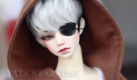 即納品(小物)K0889【TATA】眼帯 （1/3用）