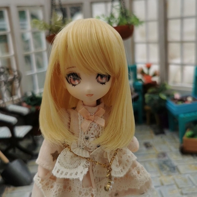 即納品U-1254【sen】オビツ11用ウィッグ（11.5ｃｍ）