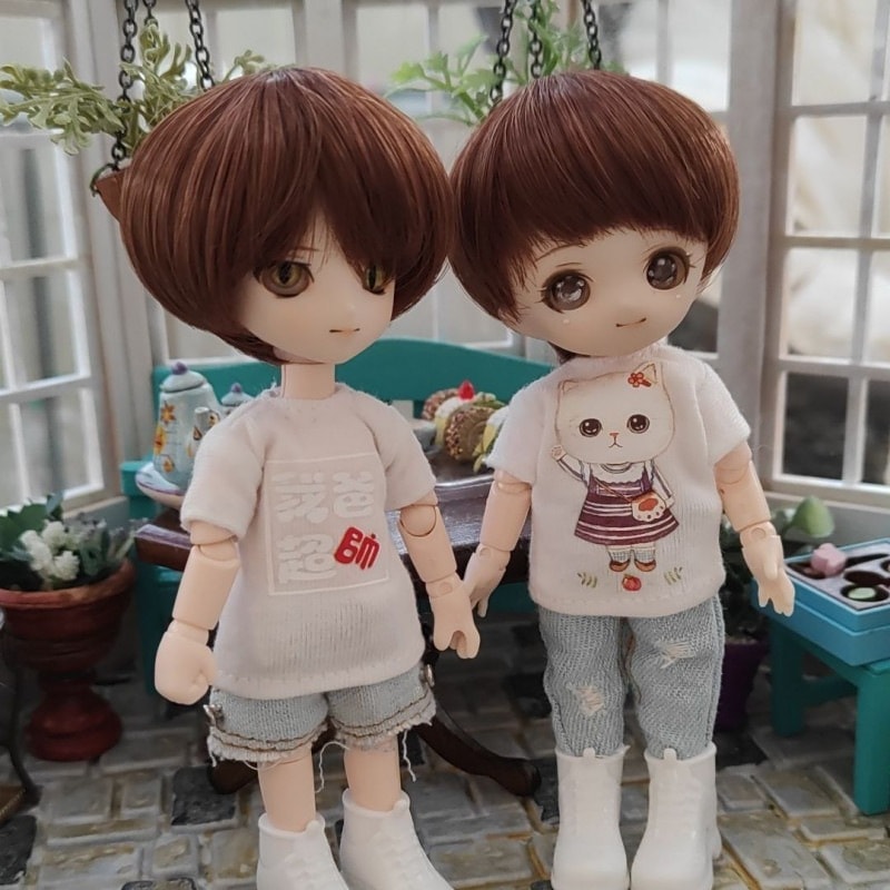 即納品U-1285【sen】オビツ11用ウィッグ（11.5ｃｍ）