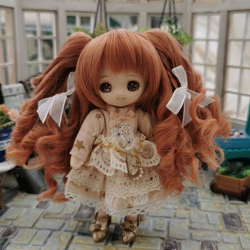 即納品U-1263【sen】オビツ11用ウィッグ（12.5ｃｍ）