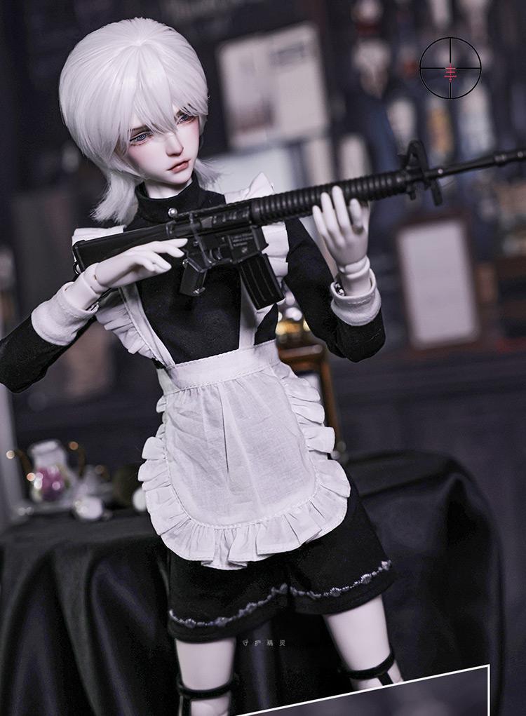 【SF4011】1/4ドールのフルセット(人形本体＋衣装＋ウィッグ＋靴)