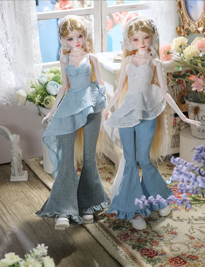 【SF4017】1/4ドールのフルセット(人形本体＋衣装＋ウィッグ＋靴)