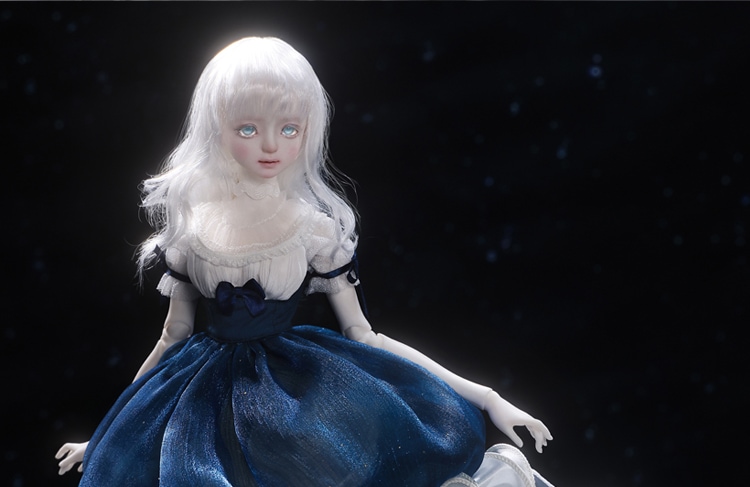 【SF4021】1/4ドールのフルセット(人形本体＋衣装＋ウィッグ＋靴)