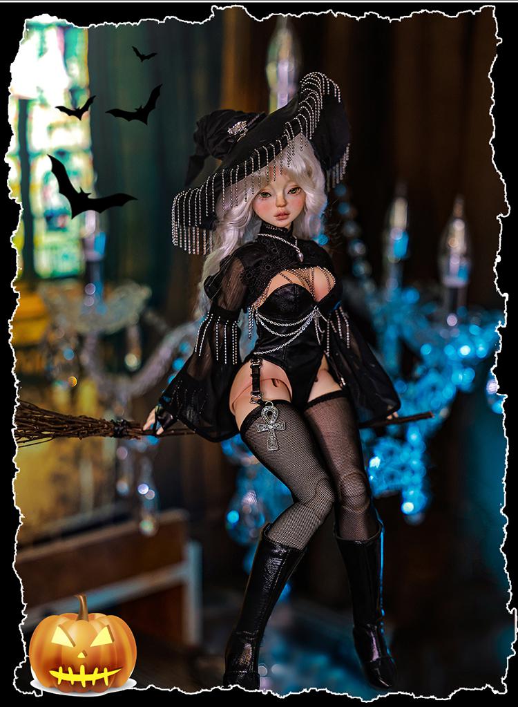 【SF4023】1/4ドールのフルセット(人形本体＋衣装＋ウィッグ＋靴)