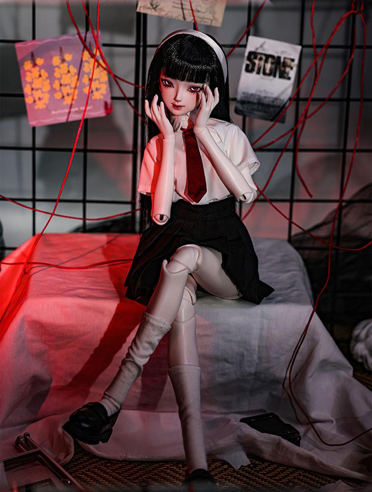 【SF4024】1/4ドールのフルセット(人形本体＋衣装＋ウィッグ＋靴)