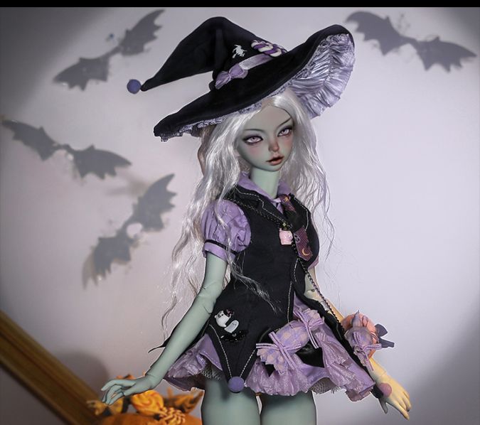 【SF4028-1】1/4ドールのフルセット(人形本体＋衣装＋ウィッグ＋靴)