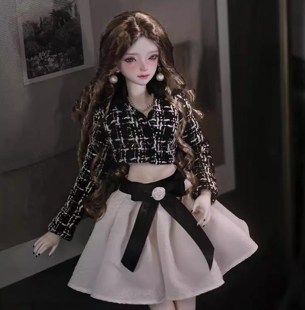 【SF4034】1/4ドールのフルセット(人形本体＋衣装＋ウィッグ＋靴)