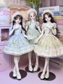 AF11214【zs】★MSDド−ル用洋服7点セット(3色数量限定)|ドレス|◆ドール洋服（種類別）