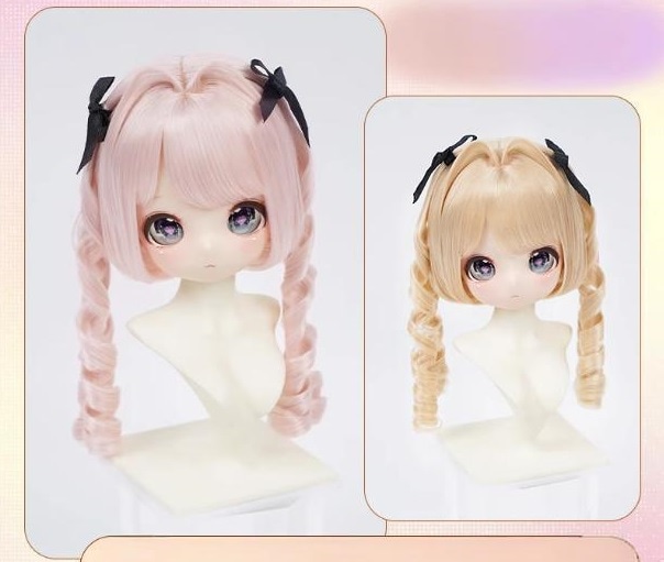 U-4612【sxf】★12色！1/3ドール(頭囲22~24cm)用ウィッグ