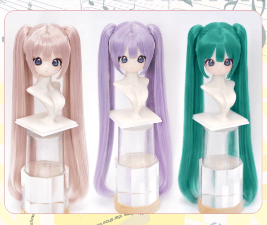 U-4616【sxf】★8色！1/3ドール(頭囲22~24cm)用ウィッグ