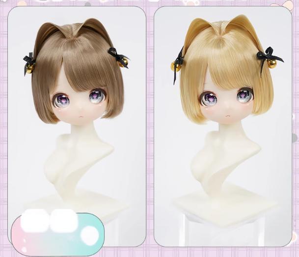U-4618【sxf】★14色！1/3ドール(頭囲22~24cm)用ウィッグ