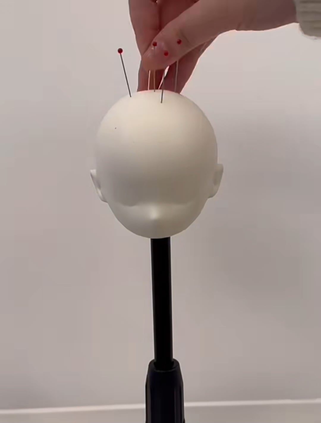 KM1802【sxf】1/6～ID75全サイズドール対応、ウィッグのヘッドスタンド