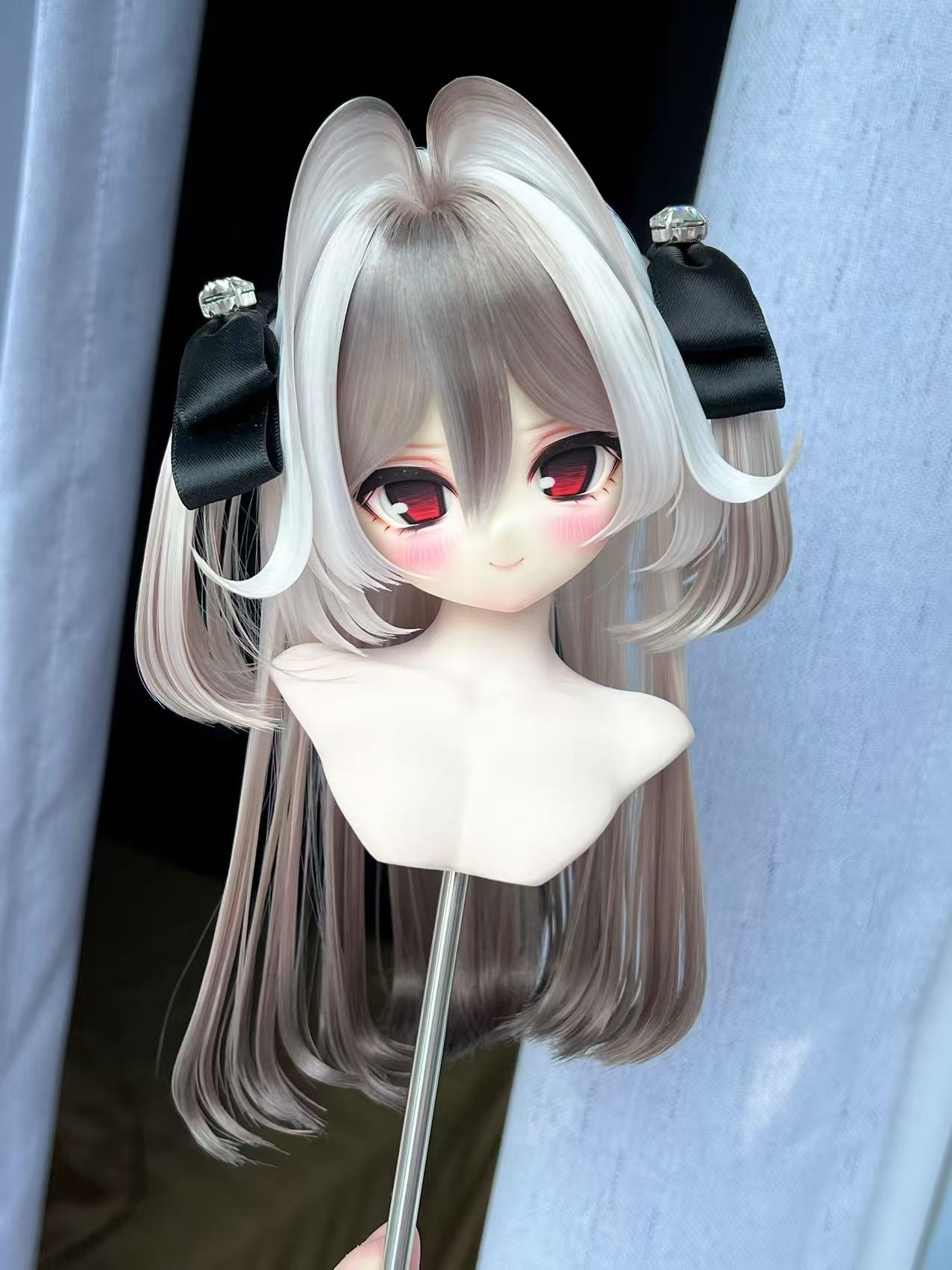 u-gg-5【GG】★グレーテンション自由！1/3ドール(頭囲22~23cm)用ウィッグ