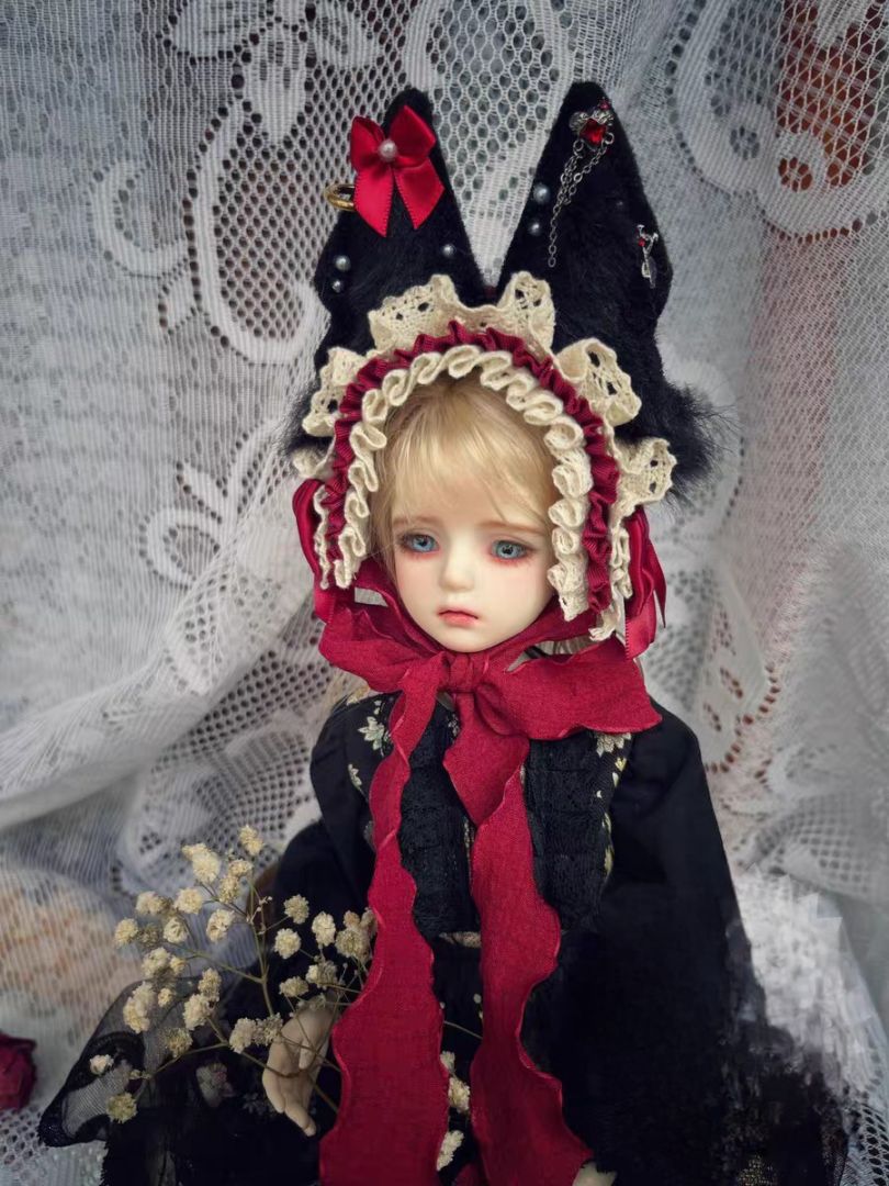 KM1807【LINGLONG】1/3,1/4ドール用狐耳のカチューシャ