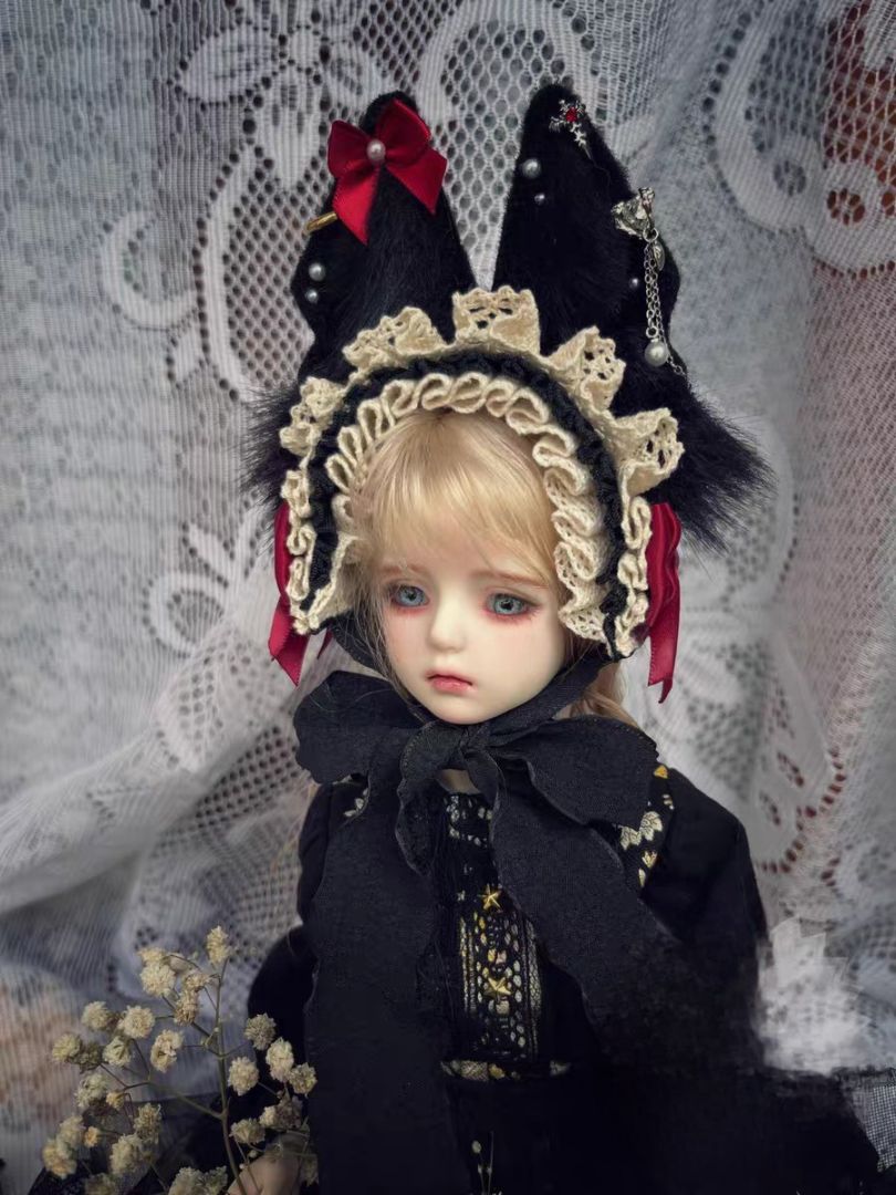 KM1808【LINGLONG】1/3,1/4ドール用狐耳のカチューシャ