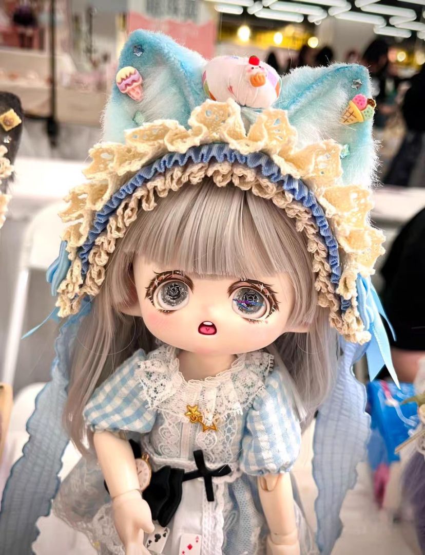 KM1813【LINGLONG】1/3,1/4ドール用狐耳のカチューシャ