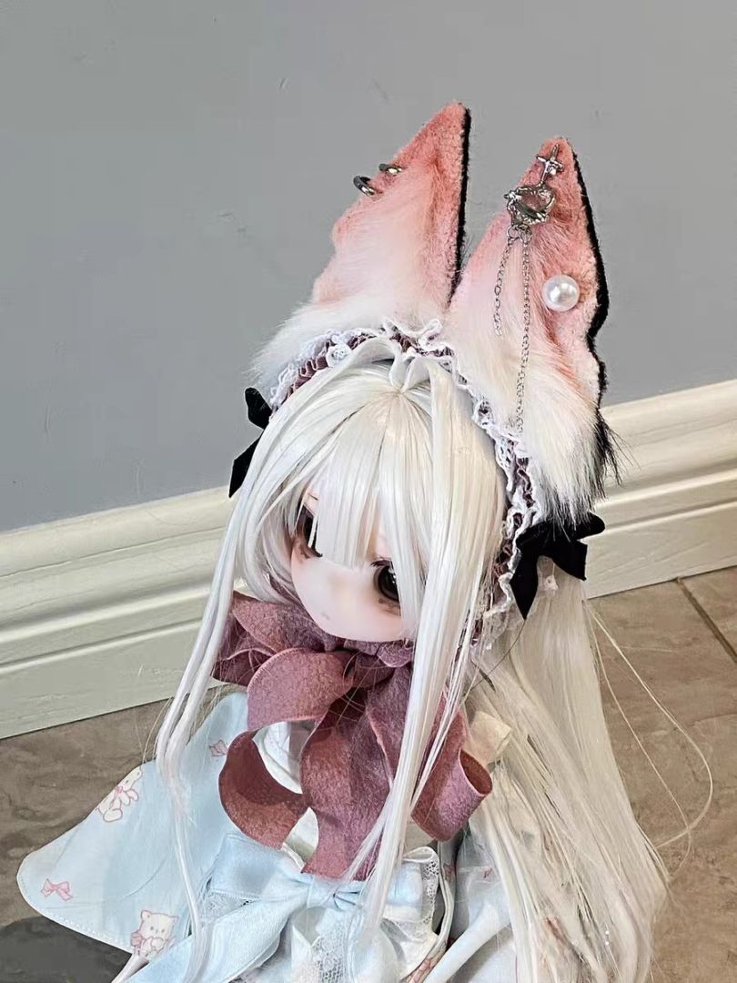 KM1814【SHU】1/3,1/4ドール用動物耳のカチューシャ