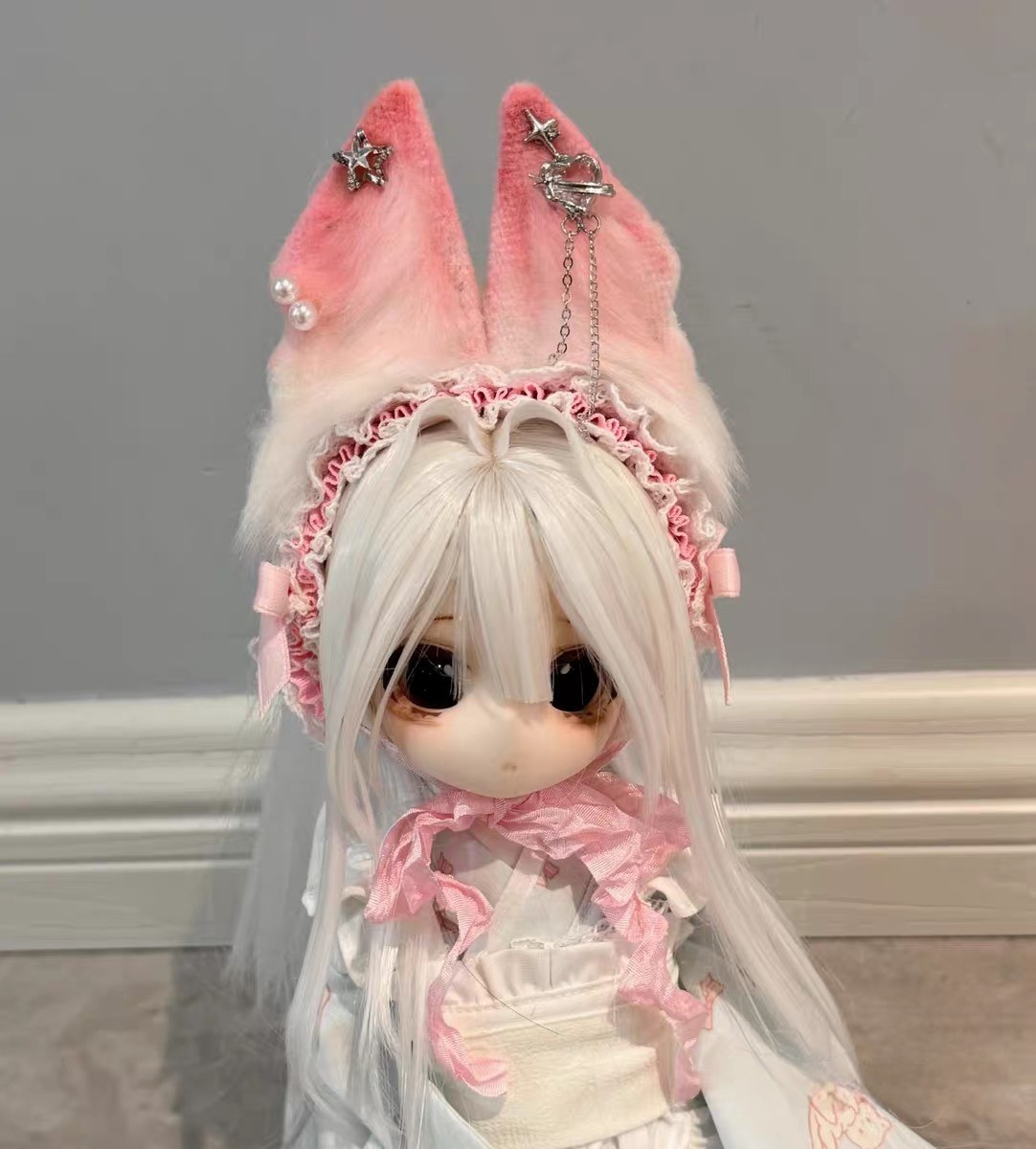 KM1819【SHU】1/3,1/4ドール用動物耳のカチューシャ