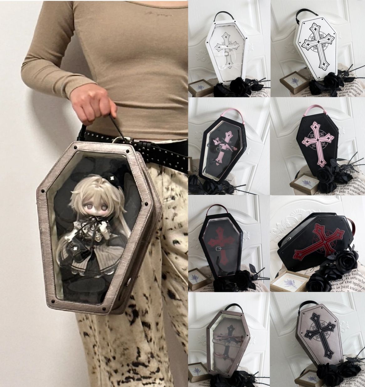 KM1837【XFT】1/6ドール用外出バッグ（キャリアケース）