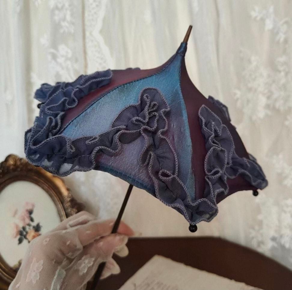 KM1842【BFHP】1/4,1/3ドール用レース傘