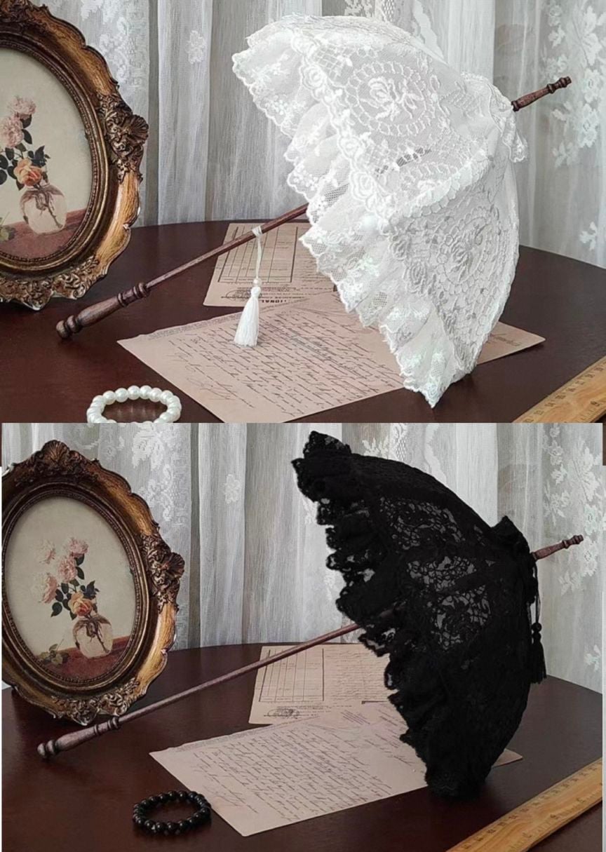 KM1849【BFHP】1/4,1/3ドール用レース傘