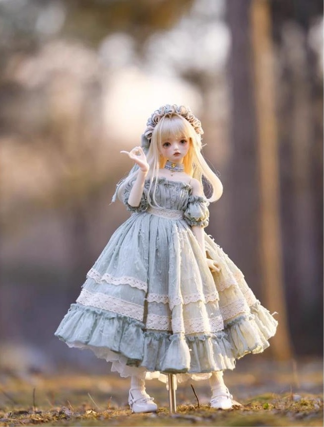 AF11248【lim】1/3★1/3 SD/DD/SDGr女/DDDY用洋服9点セット（緑色）