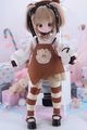 AF11272【fun】★1/4 MDDド−ル用洋服4点セット|女の子カジュアル服|◆ドール洋服（種類別）
