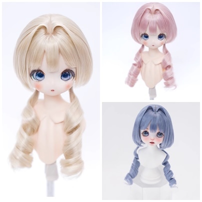 U-4621【sxf】★15色！1/4ドール(頭囲17.5~19.5cm)用ウィッグ