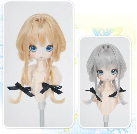 U-4622【sxf】★12色！1/4ドール(頭囲17.5~19.5cm)用ウィッグ