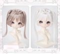 U-4629【sxf】★10色！1/3ドール(頭囲22~24cm)用ウィッグ|アレンジ済ウィッグ