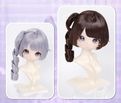 U-4631【sxf】★10色！1/3ドール(頭囲22~24cm)用ウィッグ|アレンジ済ウィッグ