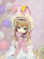 即納品KM1806【LINGLONG】1/3ドール用狐耳のカチューシャ|髪飾り/ヘアピン/ティアラ/カチューシャ|◆ドール小物
